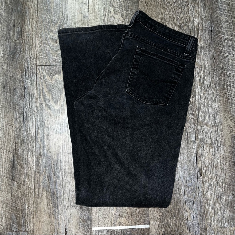 Harley Davidson‎ Baggy Black Denim Jeans Women’s Size 12 Y2K - Picture 2 of 6